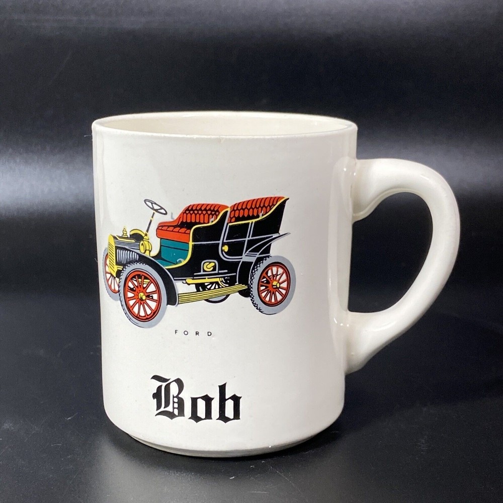 Mr.Mugs Cup Made in England Vintage Ford Car